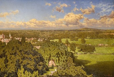 Een Zicht vanaf Malvern door Julius Ehrke