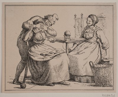 Illustratie voor Afbeeldingen en Verzen van Julius Exner en Christian Winther door Julius Exner