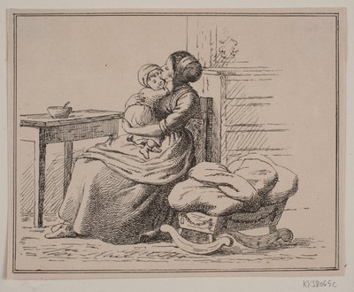 Illustratie bij Billeder og Vers van Julius Exner en Christian Winther door Julius Exner