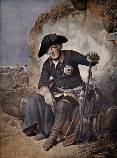 Frederik de Grote, Koning van Pruisen door Julius Friedrich Anton (after) Schrader