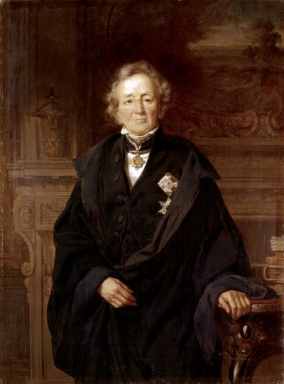 Leopold von Ranke : Portret 1868 (olieverf) door Julius Friedrich Anton Schrader