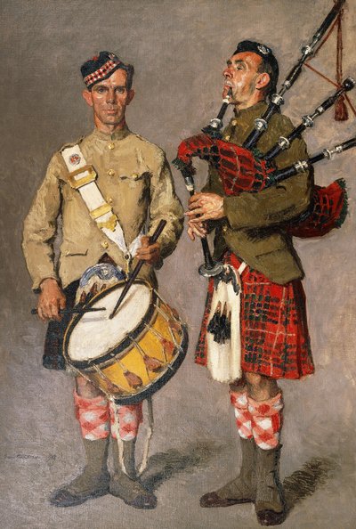 MacPherson en MacDonald door Julius Gari Melchers