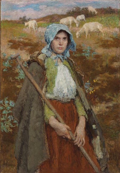 De Geitenhoeder door Julius Gari Melchers