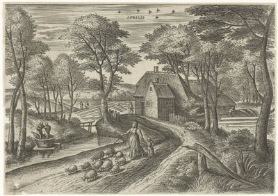 April door Julius Goltzius