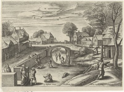 Januari door Julius Goltzius