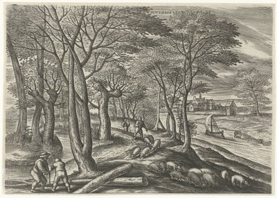 November door Julius Goltzius
