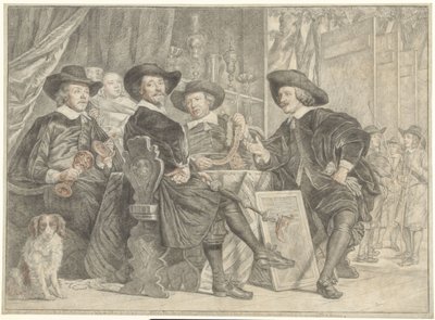 De overlieden van de Handboogdoelen door Julius Henricus Quinkhard