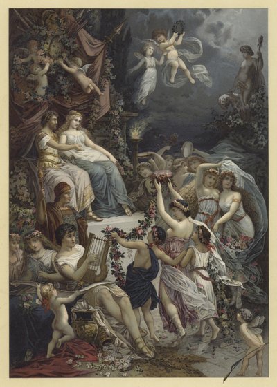 Illustratie voor Een Midzomernachtsdroom door Julius Hoeppner