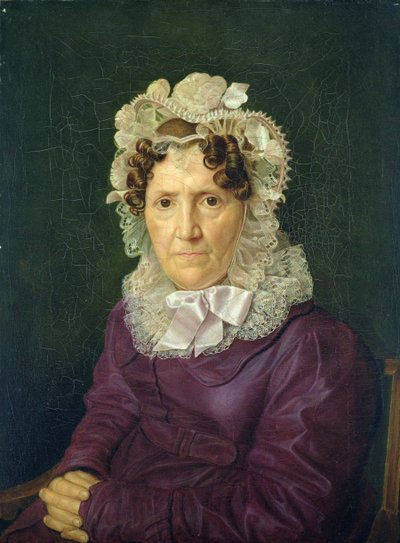 Engel Sophia Hase, de Tante van de Kunstenaar, 1828 door Julius Oldach