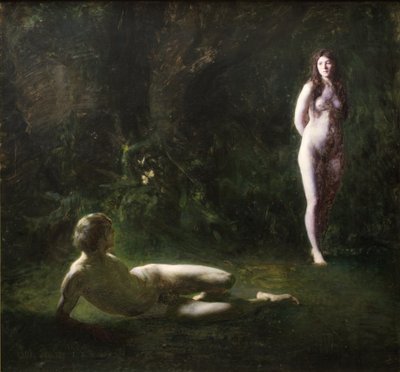 Adam en Eva door Julius Paulsen