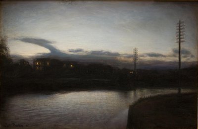 Avondlandschap door Julius Paulsen