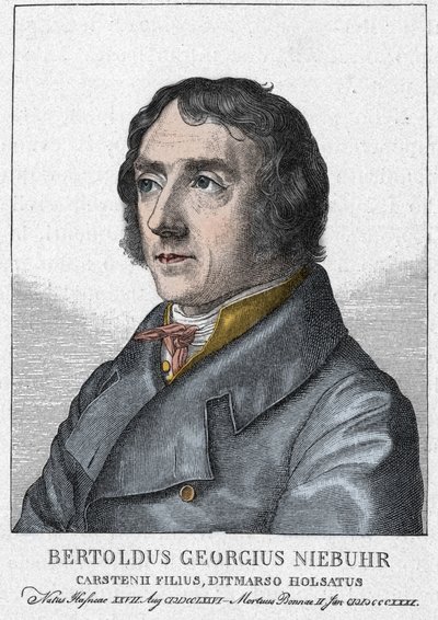 Barthold Georg Niebuhr (1776-1831), Duitse historicus - Portret van Barthold Georg Niebuhr Duitse historicus (Kopenhagen) door Julius Schnorr von Carolsfeld