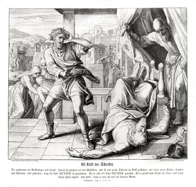 De dood van Eli door Julius Schnorr von Carolsfeld