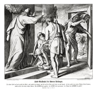 De beproevingen van Job, Job door Julius Schnorr von Carolsfeld