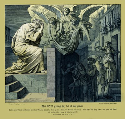 Petrus en de mannen van Cornelius, Handelingen van de Apostelen door Julius Schnorr von Carolsfeld