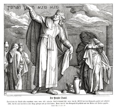 De profeet Daniël door Julius Schnorr von Carolsfeld
