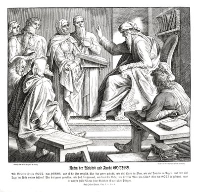 Wijsheid van de Heer, Boek van Sirach door Julius Schnorr von Carolsfeld