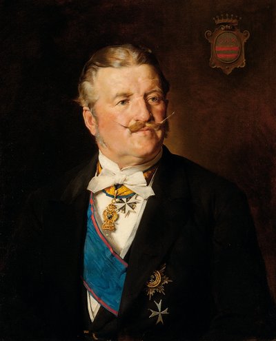 Maximilian Baron von Washington door Julius Victor Berger