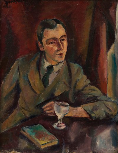 Portret van een man door Julius Zimpel jun.