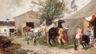 Het circus door Julius von Blaas
