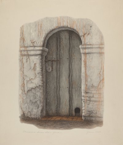 Missiedeur San Juan door June Dale