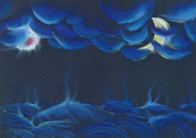 Schepping Zon en Maan door Jung Sook Nam