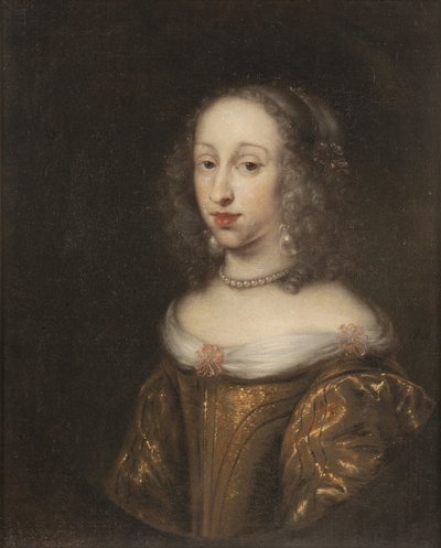 Portret van prinses Anna Dorothea van Holstein-Gottorp door Jürgen Ovens