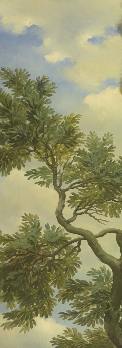Arcadisch landschap met een reiziger door Jurriaan Andriessen