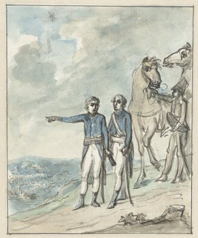 De generaals Napoleon en Berthier door Jurriaan Andriessen