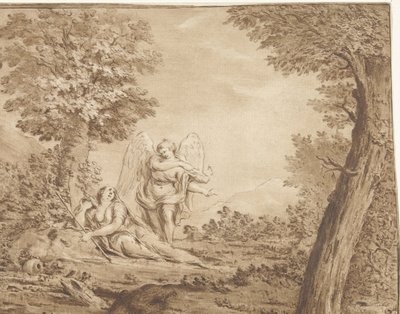 Hagar in de woestijn door Jurriaan Cootwijck