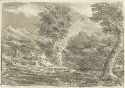 Hagar in de woestijn door Jurriaan Cootwijck