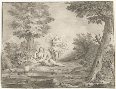Hagar in de woestijn door Jurriaan Cootwijck