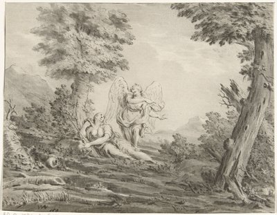 Hagar in de woestijn door Jurriaan Cootwijck