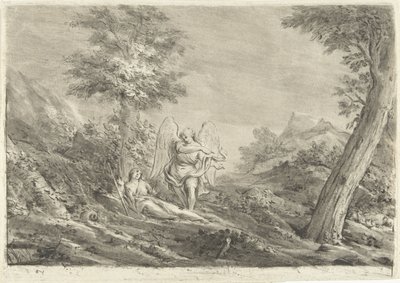 Hagar in de woestijn door Jurriaan Cootwijck