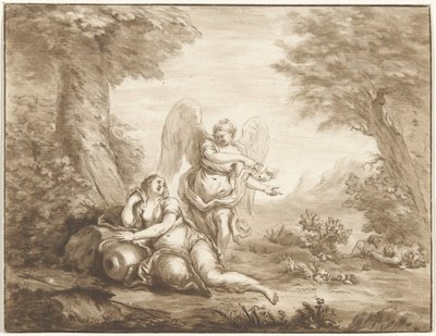 Hagar in de woestijn door Jurriaan Cootwijck