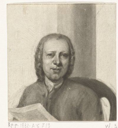 Portret van een onbekende man door Jurriaan Cootwijck