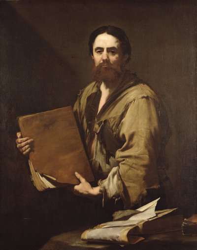 Een filosoof, ca. 1630s door Jusepe de (1591 1652) Ribera