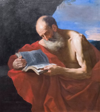 Sint Hiëronymus door Jusepe de (follower of) Ribera