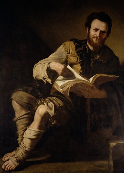 Democritus (ca. 460-ca. 370 v.Chr.) door Jusepe de Ribera