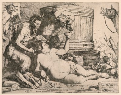 Dronken Silenus door Jusepe de Ribera
