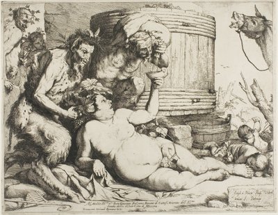 Dronken Silenus door Jusepe de Ribera