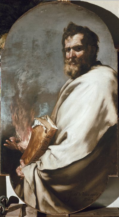 Elia of Elias de profeet - De profeet Elia door Jusepe de Ribera