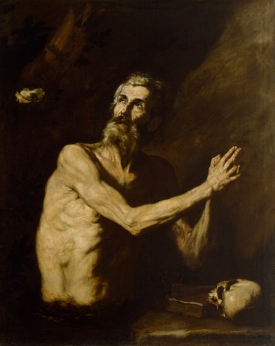 De heilige Paulus de Kluizenaar door Jusepe de Ribera