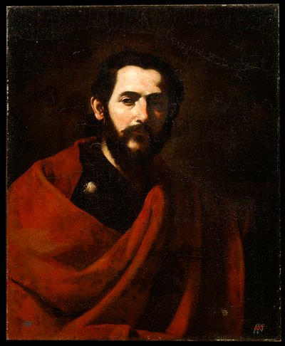 De apostel Sint Jacobus de Meerdere, 17e eeuw door Jusepe de Ribera