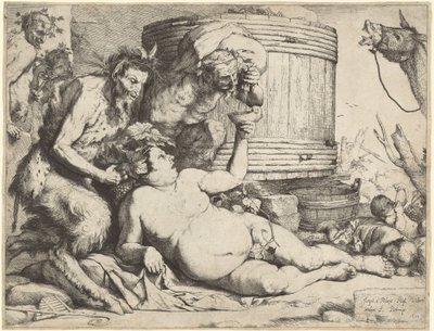 De Dronken Silenus door Jusepe de Ribera