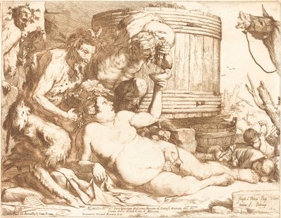 De dronken Silenus door Jusepe de Ribera