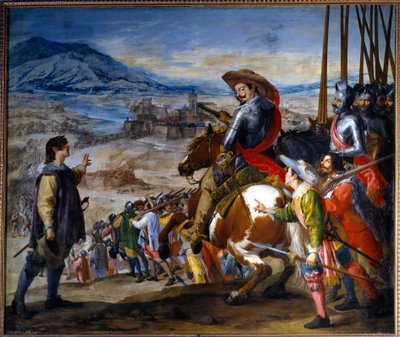 Dertigjarige Oorlog (1618-1648): de inname van Brissac in 1638 door Bernard van Saksen-Weimar door Jusepe or Jose (c.1605 1656) Leonardo
