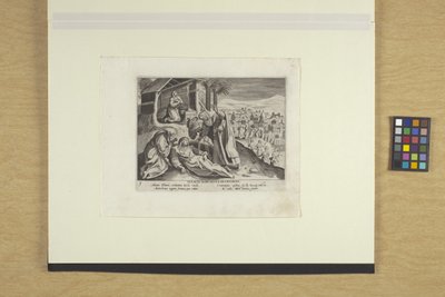 Pelagia Margarita Antiochena door Justus Sadeler
