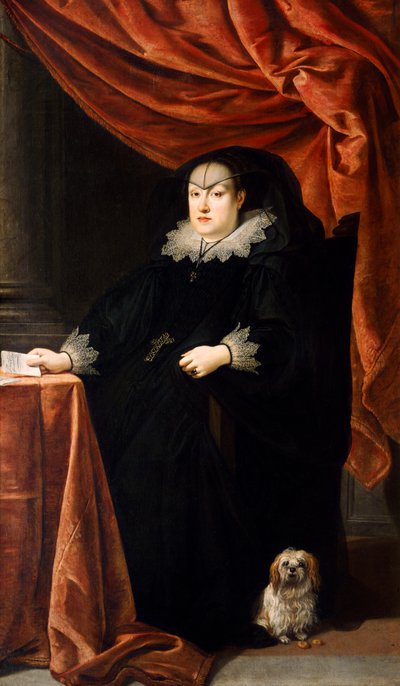 Maria Maddalena van Oostenrijk c.1621 door Justus Sustermans