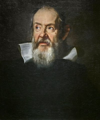 Portret van Galileo Galilei door Justus Sustermans